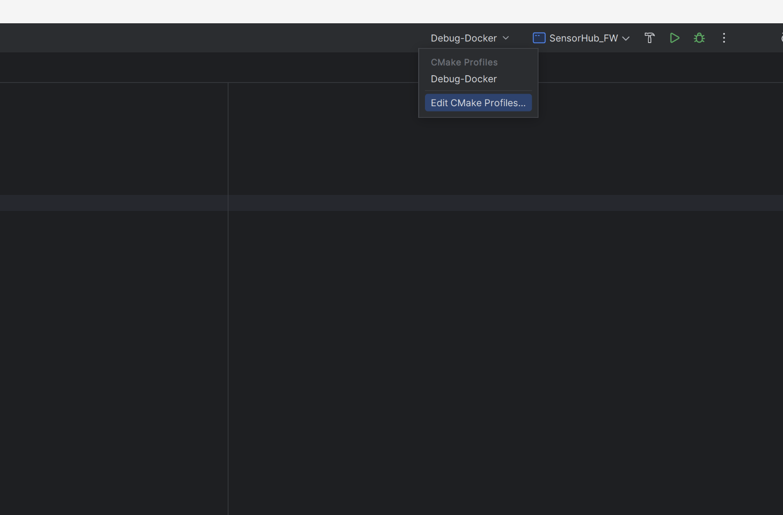 Edit CMake profiles